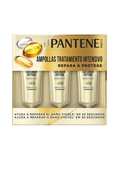 Pantene Set tratament de par cu efect de reparare, REPARA Y PROTEGE, 3 x 15 ml