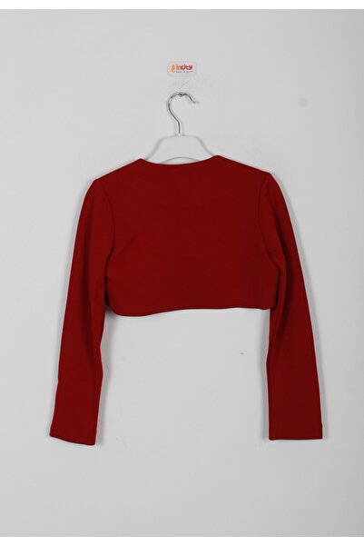 incity Girl's Long Sleeve Bolero with Puff Detail