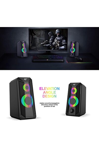Havit SK202 USB 2.0 Computer Speaker, Black, Wired