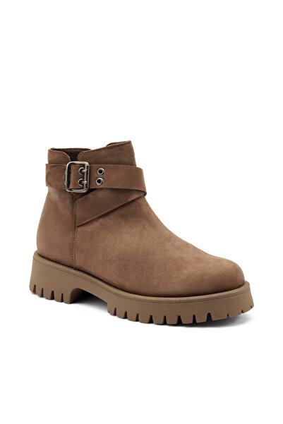 Frau Kadın / Kız Bot 56E1 CHUNKY ANKLE BOOT Ebony