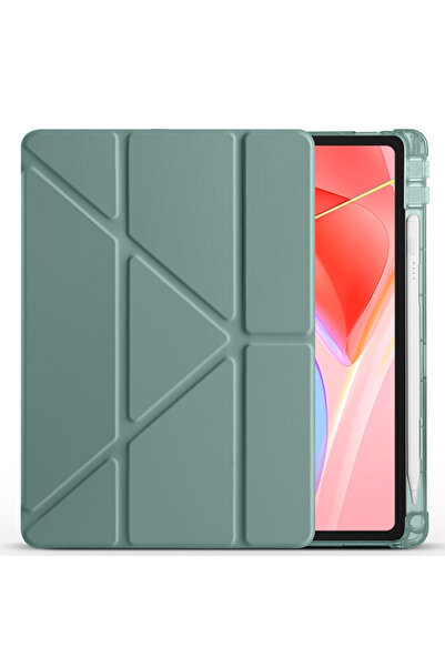 Nezih Case Lenovo Tab TB311FU 10.1 İnç Tri-Folding Kalem Bölmeli Uyku Modlu Akıllı Kılıf