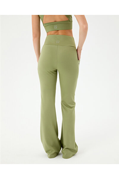 Ayma Active Matcha Pocket Flare Pants