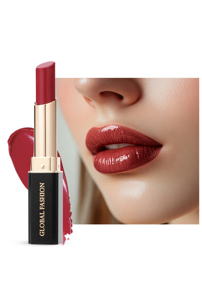 global fashion أحمر شفاه مرطب شفاف - 24 لونًا، يدوم طويلًا، مرطب، لمعان ناعم، خفيف الوزن