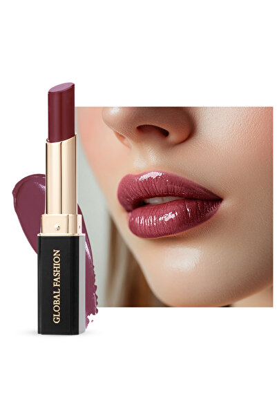 global fashion أحمر شفاه مرطب شفاف - 24 لونًا، يدوم طويلًا، مرطب، لمعان ناعم، خفيف الوزن