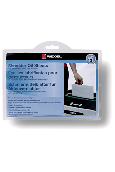 Rexel Foi impregnate cu ulei pentru tocătoare de documente 12/set