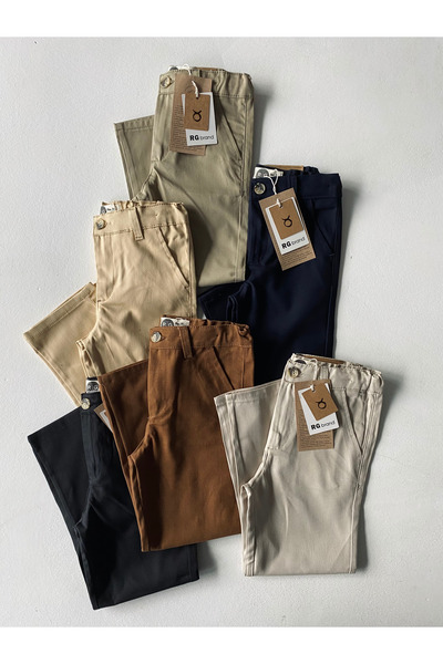 RG Brand Children's Gabardine Trousers – Comfortable and Stylish Choice for School and Everyday Use_Rg1707