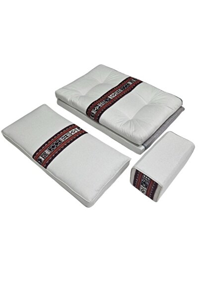 smart home Traditional Arabic Floor Seating Set for Two (70x100x60cm) – Comfortable Arabic Majlis Furniture