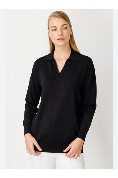 MILANOFOX Polo Neck Long Sleeve Seasonal Sweater