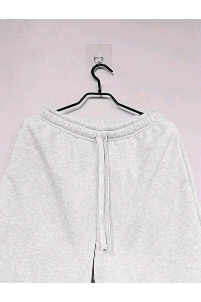 BERYY MODA Gri Kadın Baggy Battal Büyük Beden Spor Giyim Kaliteli Bol Kesim Esnek Rahat Kumaş Eşofman Altı410