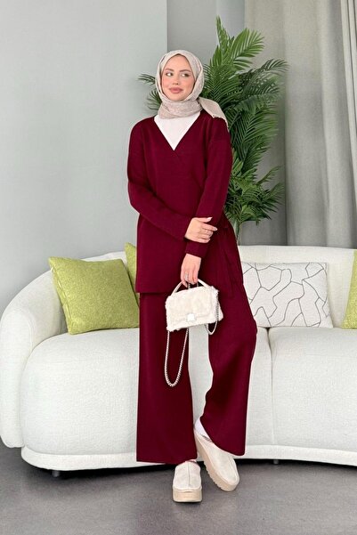 AVSARWEAR Maça Drawstring Premium Fabric Knitwear Double Suit