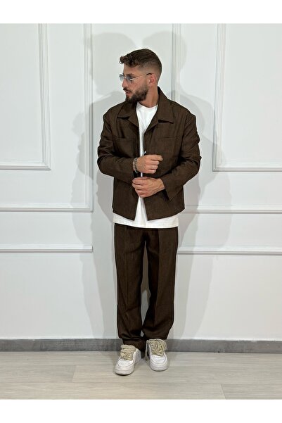 Urban Collection Men's Casual Shirt and Pants 2-Piece Set