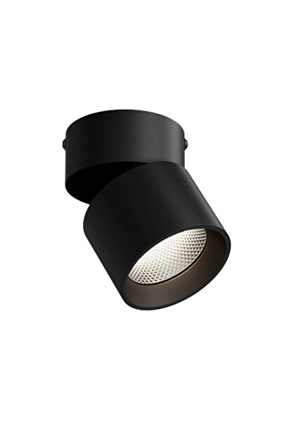 RFAN Spot LED, Montare la suprafață, Reglabil, Lumină caldă, 3000K, 10W, Negru