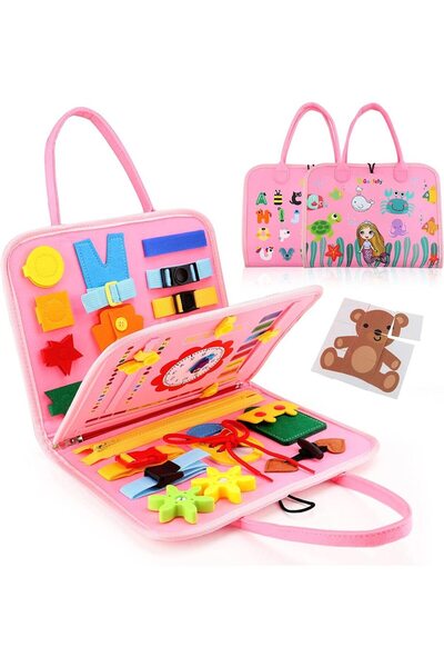 Choice1 لوحة مونتيسوري الوردية المزدحمة نشاط تعليمي لتنمية المهارات الحسية ال...