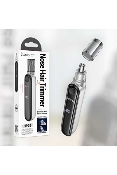 Hoco Facial hair trimmer, HP33, Nose Trimmer, Portable, digital, Ultra speed, 400mAh, Silver