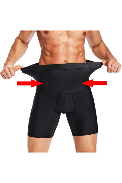 HELP STEPS Men's Belly Waist Shaper Slimming Tightening Straightening Boxer Corset Underwear