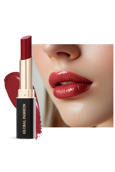 global fashion أحمر شفاه مرطب شفاف - 24 لونًا، يدوم طويلًا، مرطب، لمعان ناعم،...