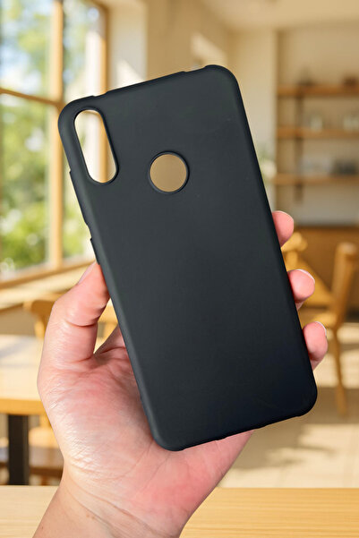 Vip Case HUAWEİ Y7 2019 Uyumlu Silikon Darbe Emici Klasik Korumalı Rubber Kılıf