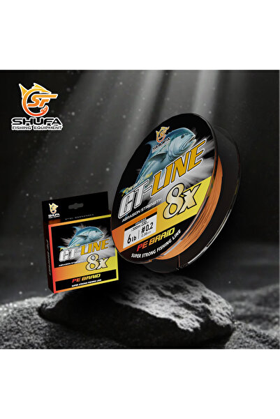SHUFA Hook Line X8 Upgrade Pe Line Fishing Line – 150Mt Multi Color