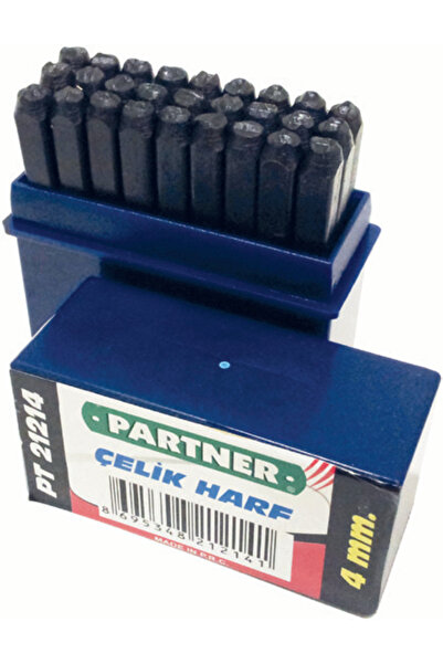 Partner PT21213 27 Parça Çelik Harf 3mm