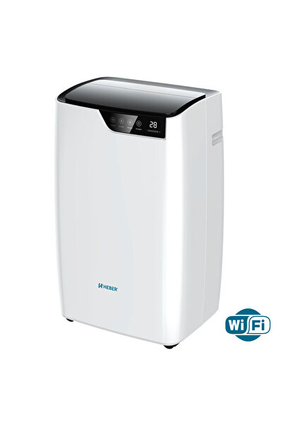 Heber Heber® 9000 BTU Portable Air Conditioner, SMART COOL, Wi-Fi, Cooling, Dehumidification, Heating