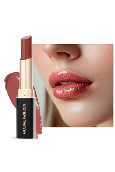 global fashion أحمر شفاه مرطب شفاف - 24 لونًا، يدوم طويلًا، مرطب، لمعان ناعم،...