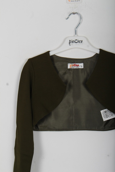 incity Girls' Long Sleeve Stylish Bolero