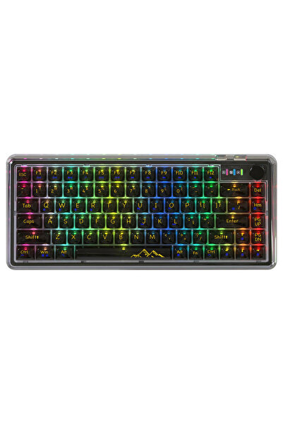 Attack Shark K75 Pro Transparent Mechanical Wireless Gaming Keyboard