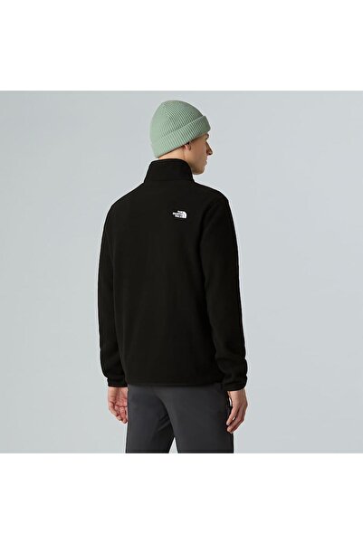 THE NORTH FACE Pánský fleecový svetr Glacier Fleece na zip v černé barvě