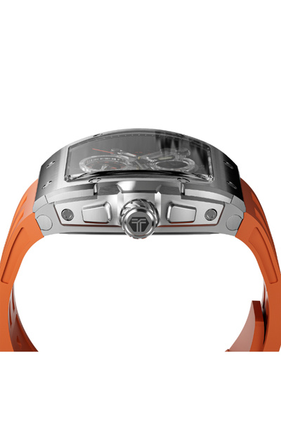 Tsar Bomba Elemental Series Men's Analog Orange Dial Watch - TB8211Q-02