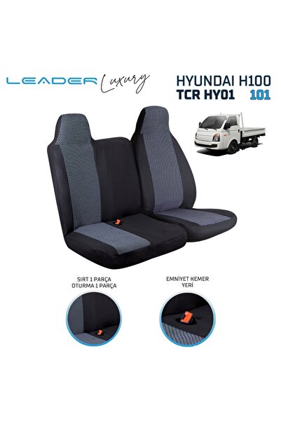 Genel Markalar Hyundai H100 Uyumlu Oto Koltuk Kılıfı Kamyonet Sabit Başlık Bi...