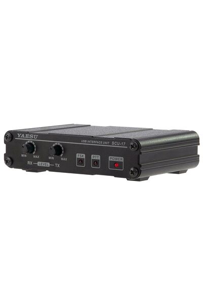 YAESU SCU-17 CAT / sound card interface with sound card input