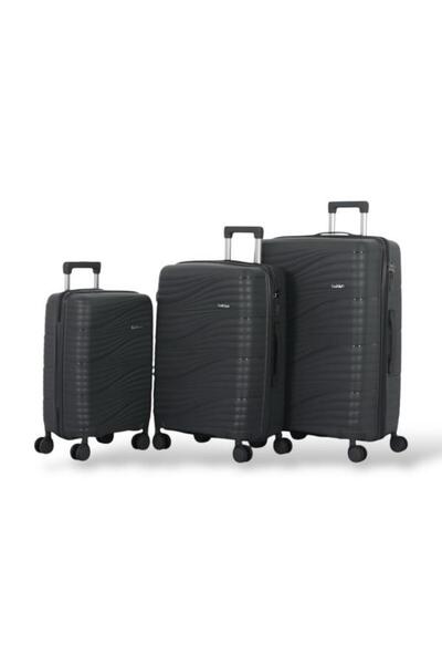 CAPATAN 3-piece travel bag set made of shatter-resistant polypropylene
