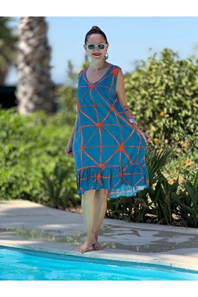 Punta Otantik Mln16161 Viskon Alanya Dress