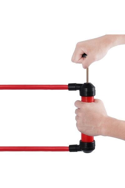 zola Manual liquid transfer pump, 3 in 1, air and liquids, 2 pipes 131 cm, hose 41 cm, 5 accessories