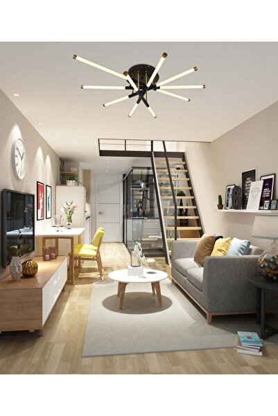 RFAN Candelabru LED, Model FD80011/5, cu telecomandă, 3 tipuri de lumină, 75W...