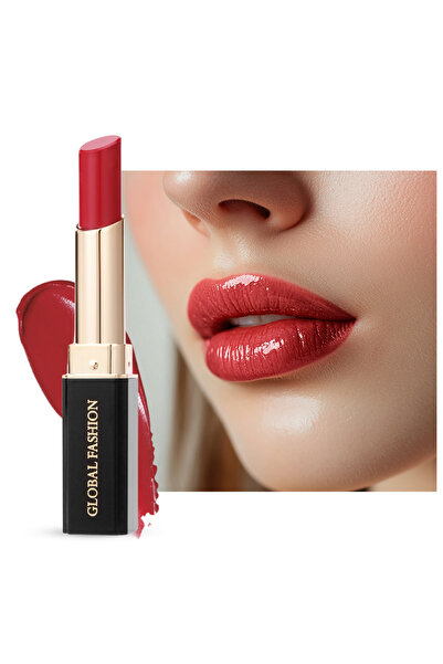 global fashion أحمر شفاه مرطب شفاف - 24 لونًا، يدوم طويلًا، مرطب، لمعان ناعم،...