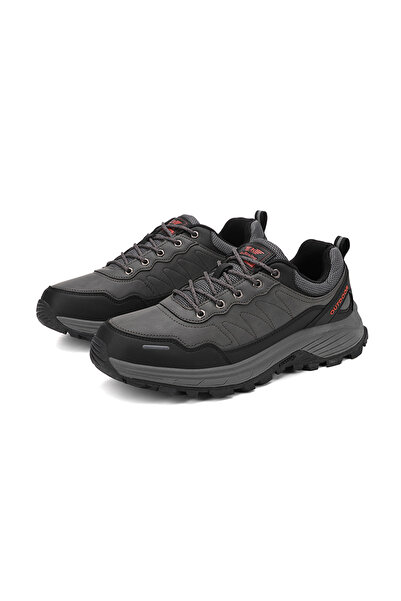 AX Boxing Men's Trekking Sports Shoes, Premium Eco-Leather, Sole with Inserts,