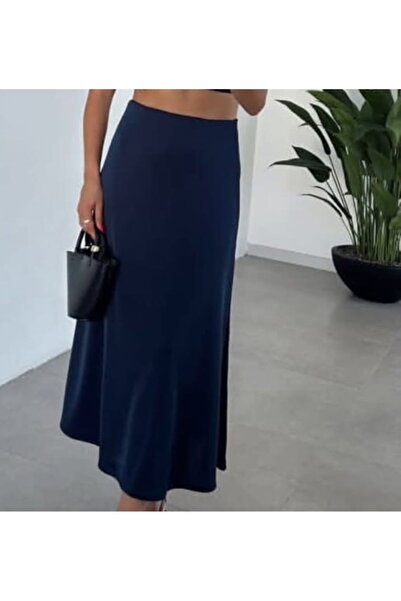 boutich Women's Black Bell Long Skirt – High Waist Comfortable Stylish Casual