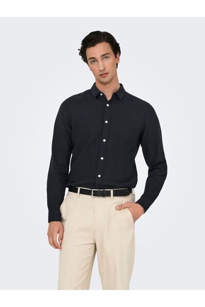 Only & Sons Πουκάμισο ONSCAIDEN από λινό