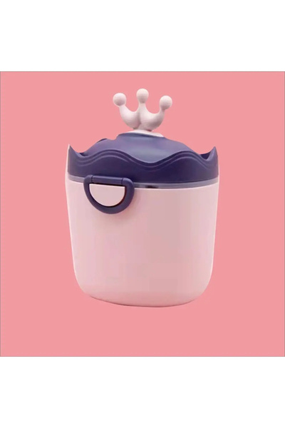 Choice1 علبة تخزين طعام الأطفال المحمولة من بيبل، بتصميم تاج وردي، خالية من م...