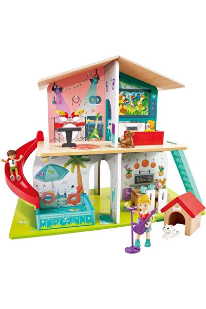 Hape E3411 منزل لعب للأطفال روك آند سليدر