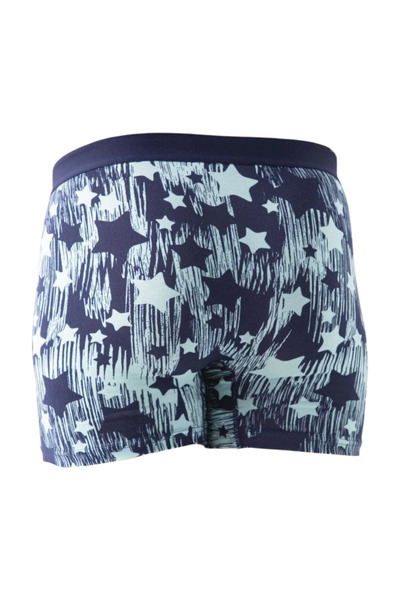 Hmd Set of Two Patterned Lycra Men's Boxers Colorful and Cotton