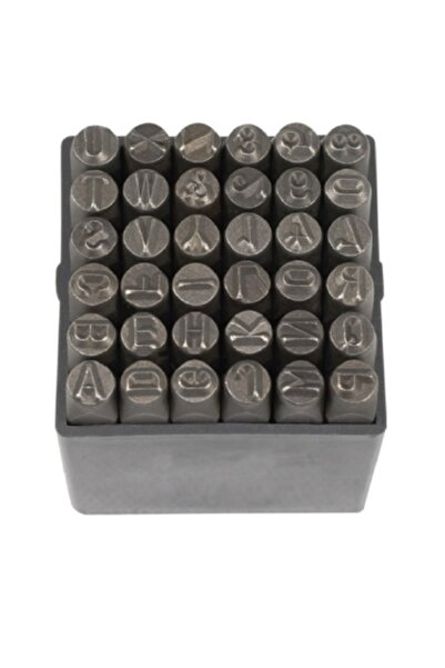 Partner PT03045 36 Parça Çelik Harf ve Rakam 8mm