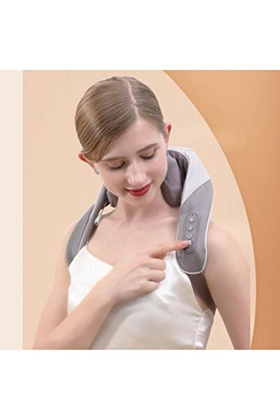 SMAYLİNG Boyun ve Omuz Masaj Aleti – Isıtmalı, 3D Yoğurma ve Derin Doku Masaj...