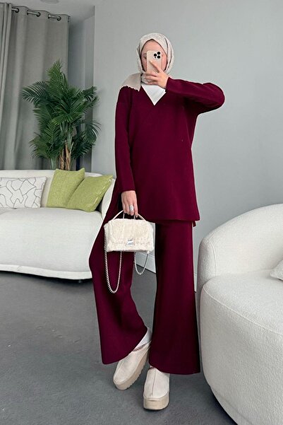 AVSARWEAR Maça Drawstring Premium Fabric Knitwear Double Suit