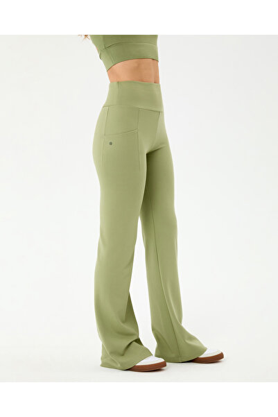 Ayma Active Matcha Pocket Flare Pants