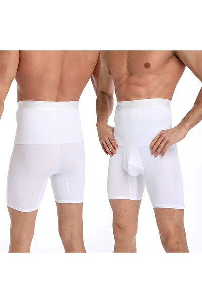 HELP STEPS Men's Belly Waist Shaper Slimming Tightening Straightening Boxer Corset Underwear