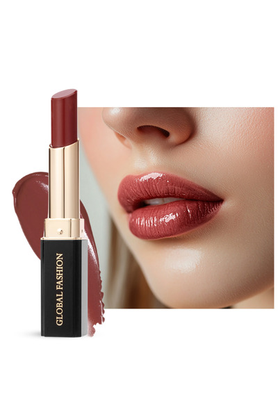 global fashion أحمر شفاه مرطب شفاف - 24 لونًا، يدوم طويلًا، مرطب، لمعان ناعم،...