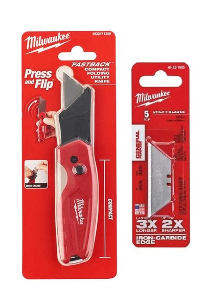 Milwaukee Maket Bıçak Seti (T4932471356 Maket Bıçağı + T48221905 Yedek Uç)