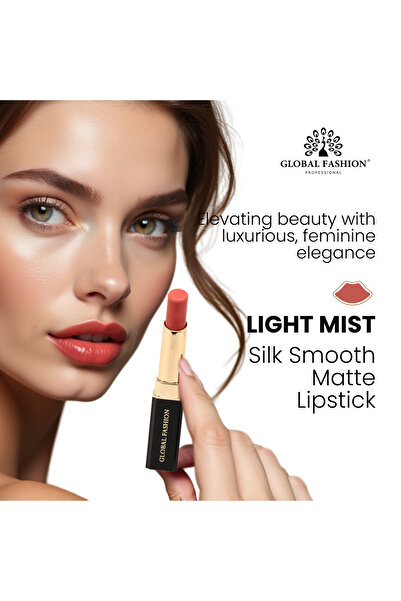 global fashion Silk Smooth Matte Lipstick - LongLasting, Hydrating, Lightweight Matte Color for Women, Multi Shades